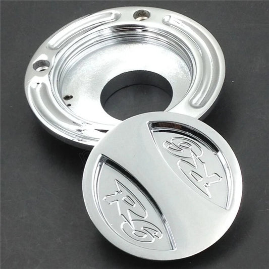 Fit for Yamaha Yzf R6 1999-2019 Yzf R6S 2001-2009 Silver Keyless Fuel Tank Caps
