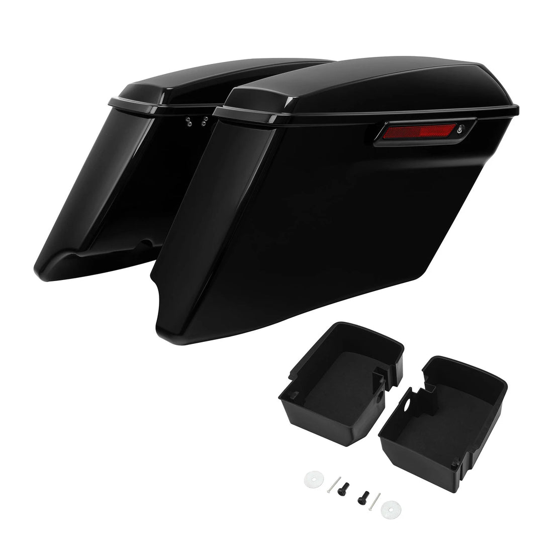 4" Stretched Saddlebags & Organizers Fit For Harley Touring Street Glide 2014-23