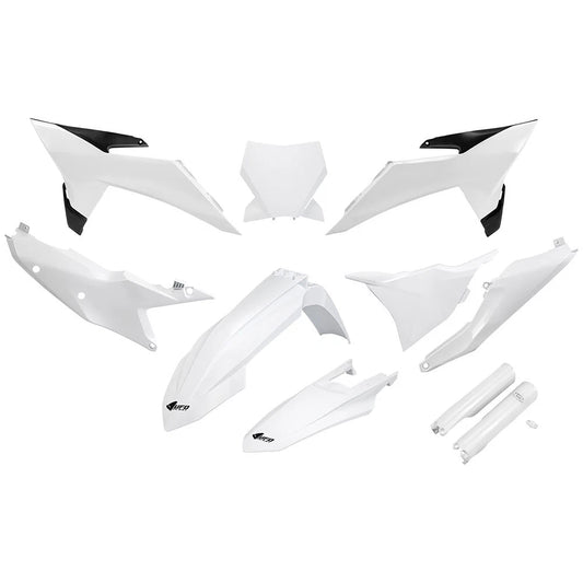 UFO Full Plastic Kit White For KTM 350 XC-F 2025