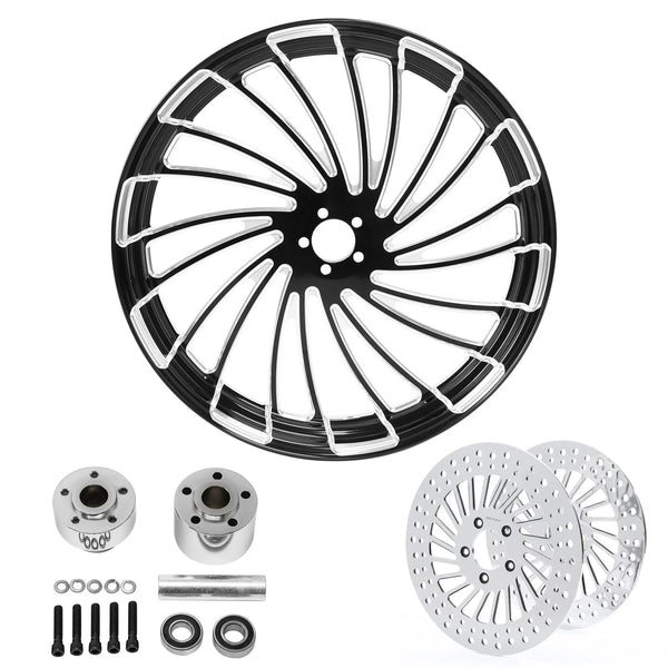 32" Front Wheel Rim Single Hub Brake Rotor Fit For Harley Road Glide 2008-2023