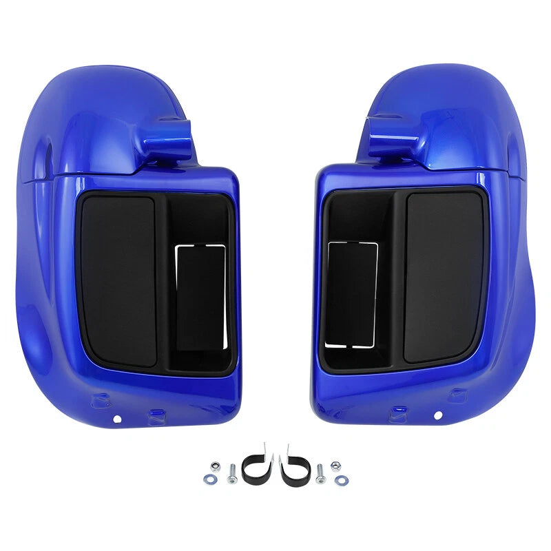 Blue Lower Vented Fairings Glove Box Fit For Harley Touring Road Glide 2014-2024