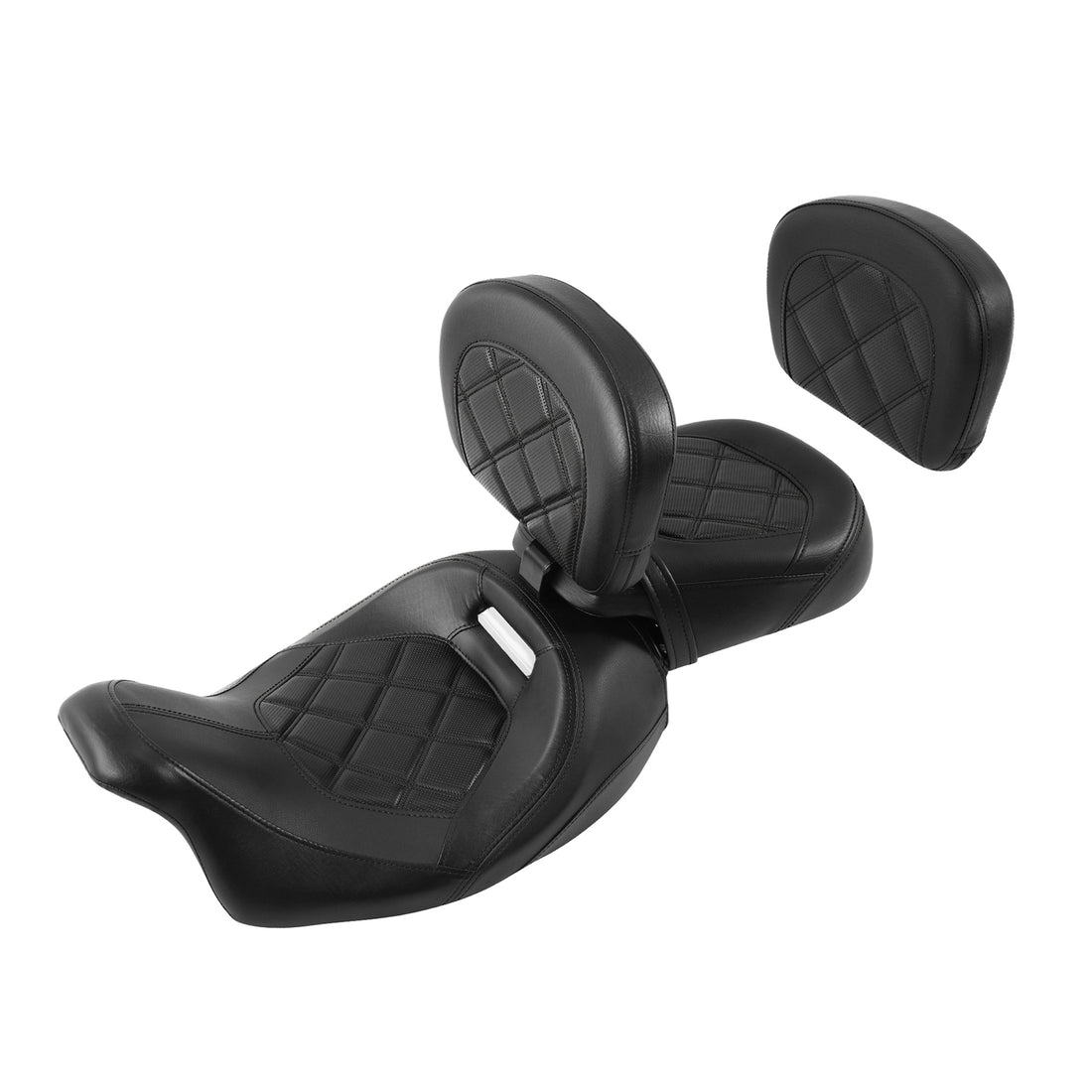 Driver & Passenger Seats Backrests Fit For Harley Touring Road Glide 2009-2023