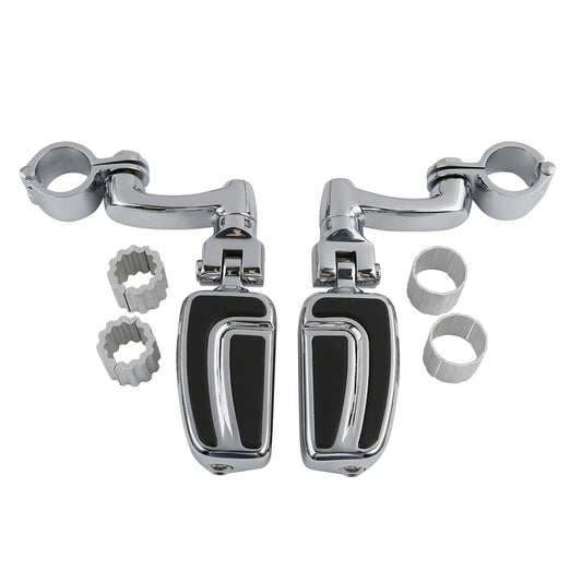 22/25/32/35mm Highway Engine Guard Footpeg Peg Mount Fit For Harley Softail Dyna