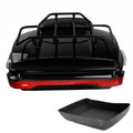 Chopped Trunk Pad Luggage Rack LED Light Fit For Harley Road King Glide 14-2026