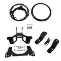 Black Front Fairing Bracket Mount Kit Fit For Harley Low Rider ST Fxlrst 22-25