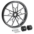 23'' Front Wheel Rim & Dual Disc Hub Fit For Harley Touring Road Glide 1997-21