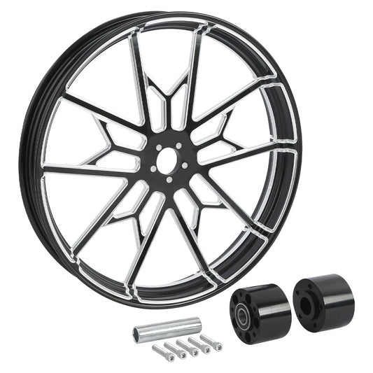 23'' Front Wheel Rim & Dual Disc Hub Fit For Harley Touring Road Glide 1997-21