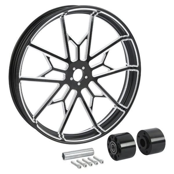 23'' Front Wheel Rim & Dual Disc Hub Fit For Harley Touring Road Glide 1997-21