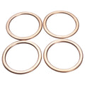 4PC Exhaust Pipe Gasket For Kawasaki ZX6R 97-18 ZX6RR 03-05 KLX250 93-23