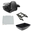 King Trunk Backrest Mount Rack Plate Fit For Harley Street Road Glide 2014-2026