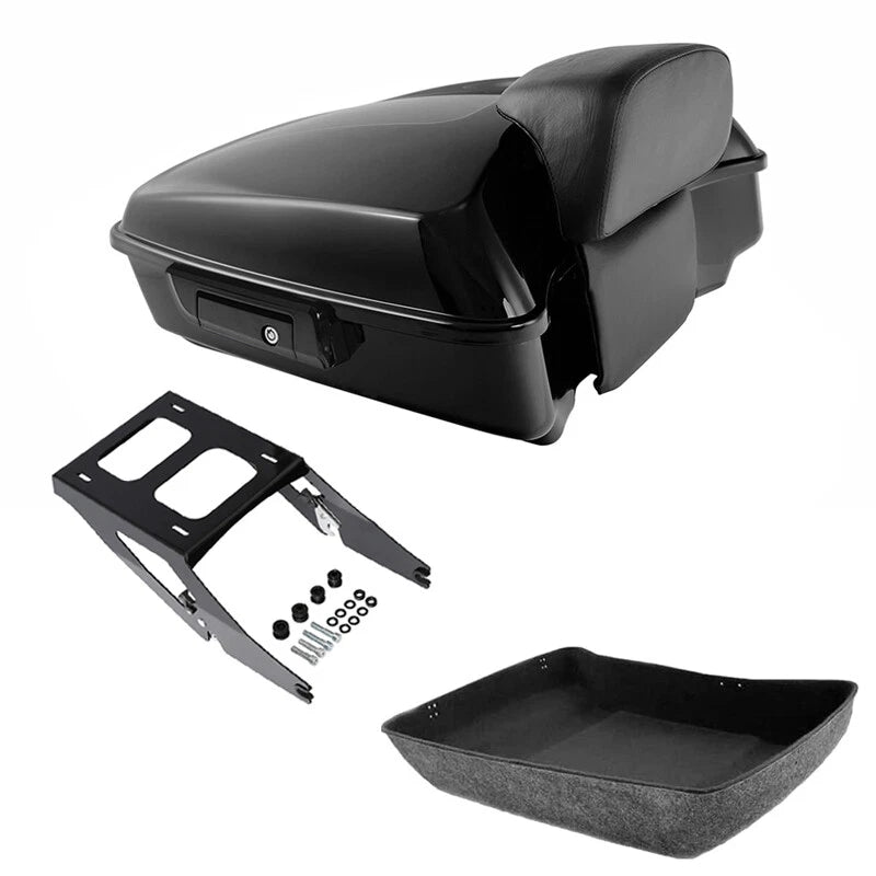 Chopped Trunk Pad Mount Rack Fit For Harley Sport Glide 2018-2021