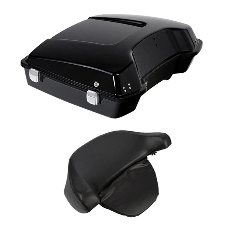 Razor Luggage Trunk & Backrest Fit For Harley Touring Road King 1997-2013