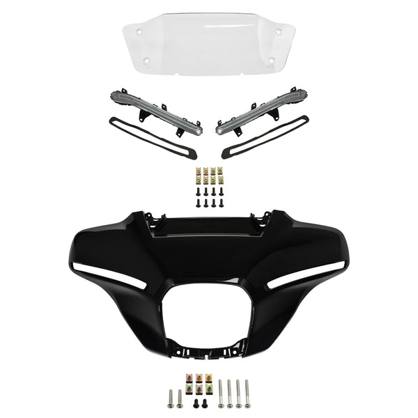 Outer Fairing Windshield Turn Lights Fit For Harley Street Glide Flhxse 23-2025