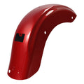 Rear Fender Fit For Harley Road Electra Glide 09-23 Wicked Red/Barracuda Silver