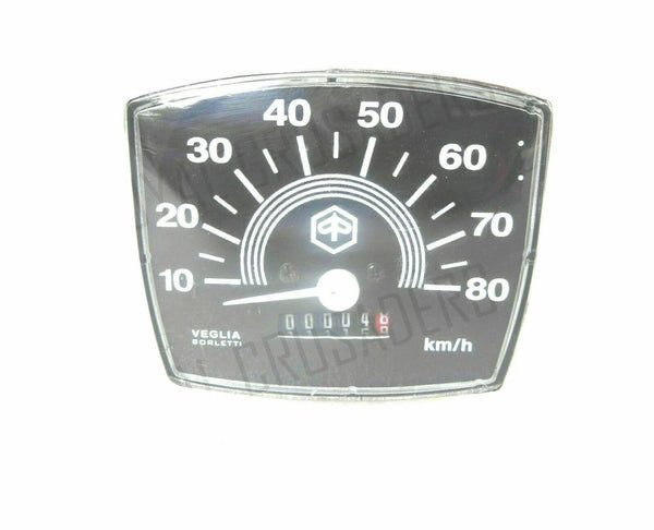 Fit For Vespa Speedometer Black 0-80 Kmph V50
