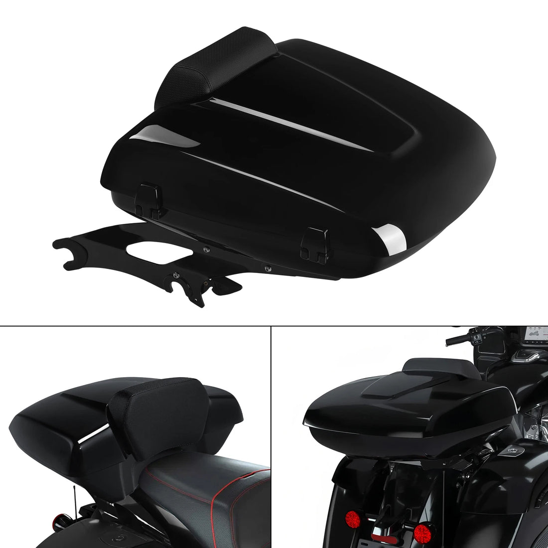 Quick Release Low Profile Trunk Mount Fit For Indian Chieftain Dark Horse 16-25