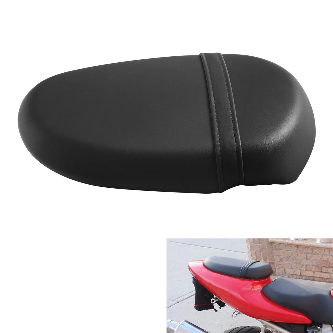 Black Rear Passenger Seat Cushion Fit For Suzuki TL1000S TL 1000S 1997-2001 2000
