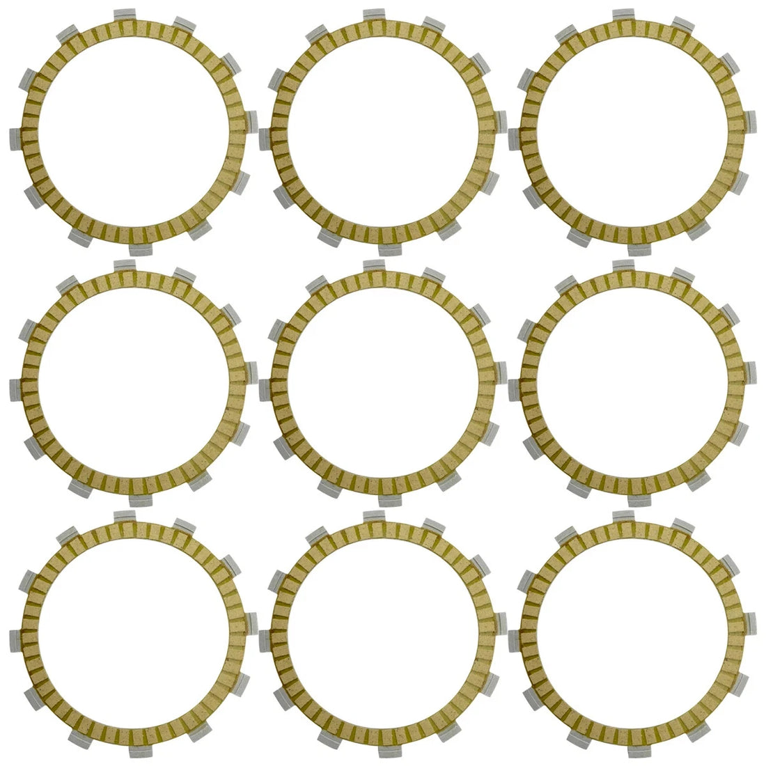 9PCS Friction Clutch Plates For Yamaha YZFR6 06-25 YZFR6S 16-20 R6 SP 2006