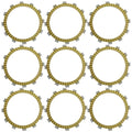 9PCS Friction Clutch Plates For Yamaha YZFR6 06-25 YZFR6S 16-20 R6 SP 2006