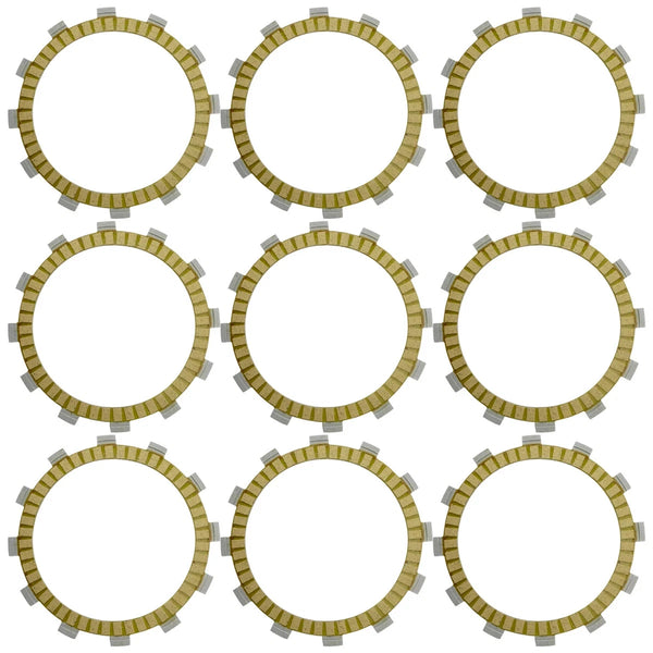 9PCS Friction Clutch Plates For Yamaha YZFR6 06-25 YZFR6S 16-20 R6 SP 2006