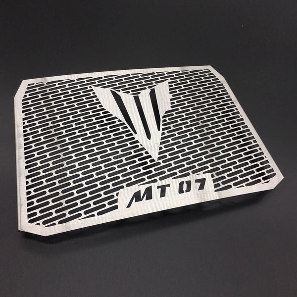 Silver Radiator Grille Cover Guard for Yamaha FZ07 MT-07 2014 2015 2016 2017 18