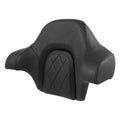 King Trunk Wrap Around Backrest Pad Fit For Harley Touring 2014-Up 23 Black