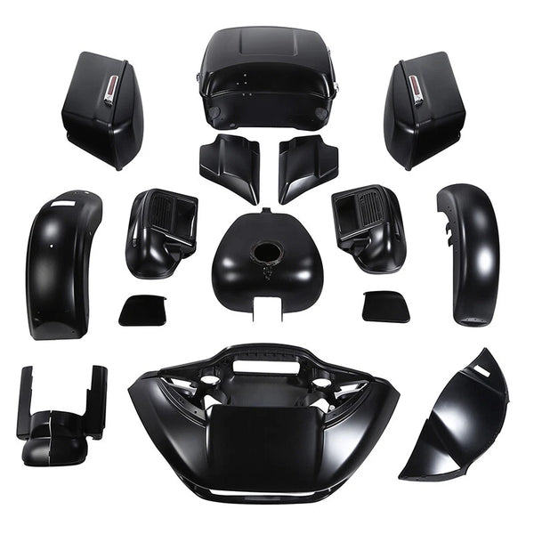 Fairings Bodywork Kit Fit For Harley Road Glide Limited 2015-2024 19 Black Denim