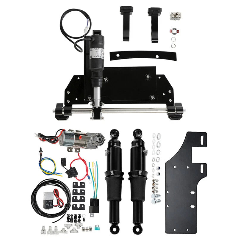 Electric Center Stand w/ Air Ride Suspension Fit For Harley Road Glide 2009-2016