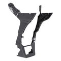 Side Fairing Spoiler Cover Fit For Harley Road Glide 17+ Gauntlet Gray Metallic