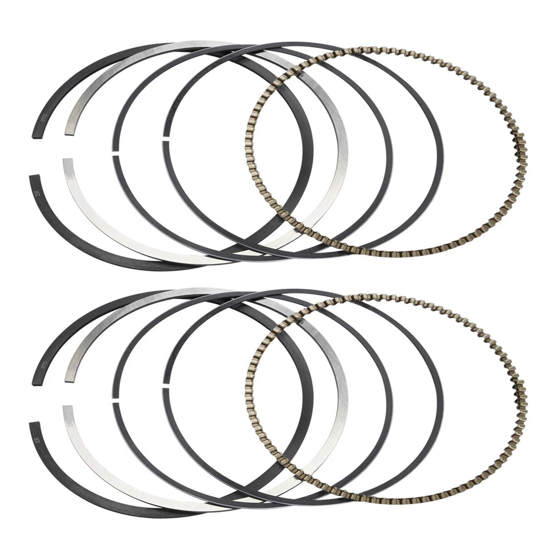 2PCS 76mm Piston Ring Set STD For Kawasaki Ninja ZX10R ZX-10R 04-10 13008-0005