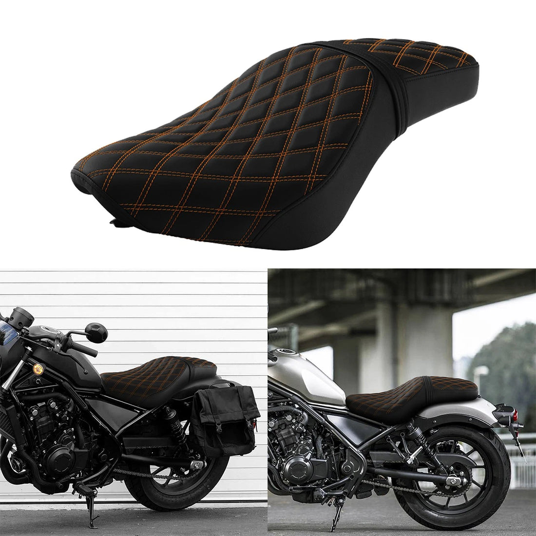Two Up Driver Passenger Seat Fit For Honda Rebel 300 CMX300 CMX500 2017-2022