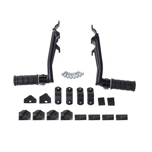 Passenger Rear Foot Pegs Bracket For 2015-2024 Kawasaki Vulcan S 650 EN650 Black