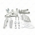 Honda CBR600RR F5 Silver Front Foot Pegs Footrest Bracket Fit For 2003-2006