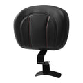 Front Rider Driver Backrest Pad Fit For Harley Touring Street Road Glide 2009-23