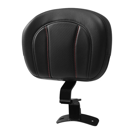 Front Rider Driver Backrest Pad Fit For Harley Touring Street Road Glide 2009-23