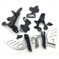 Black Front Foot Pegs Bracket Fits Suzuki GSXR600/750 2011-2025 GSXR1000 2009-16