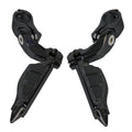 1.25'' Highway Footpegs Short Angled Mount Fit For Harley Touring Dyna Softail