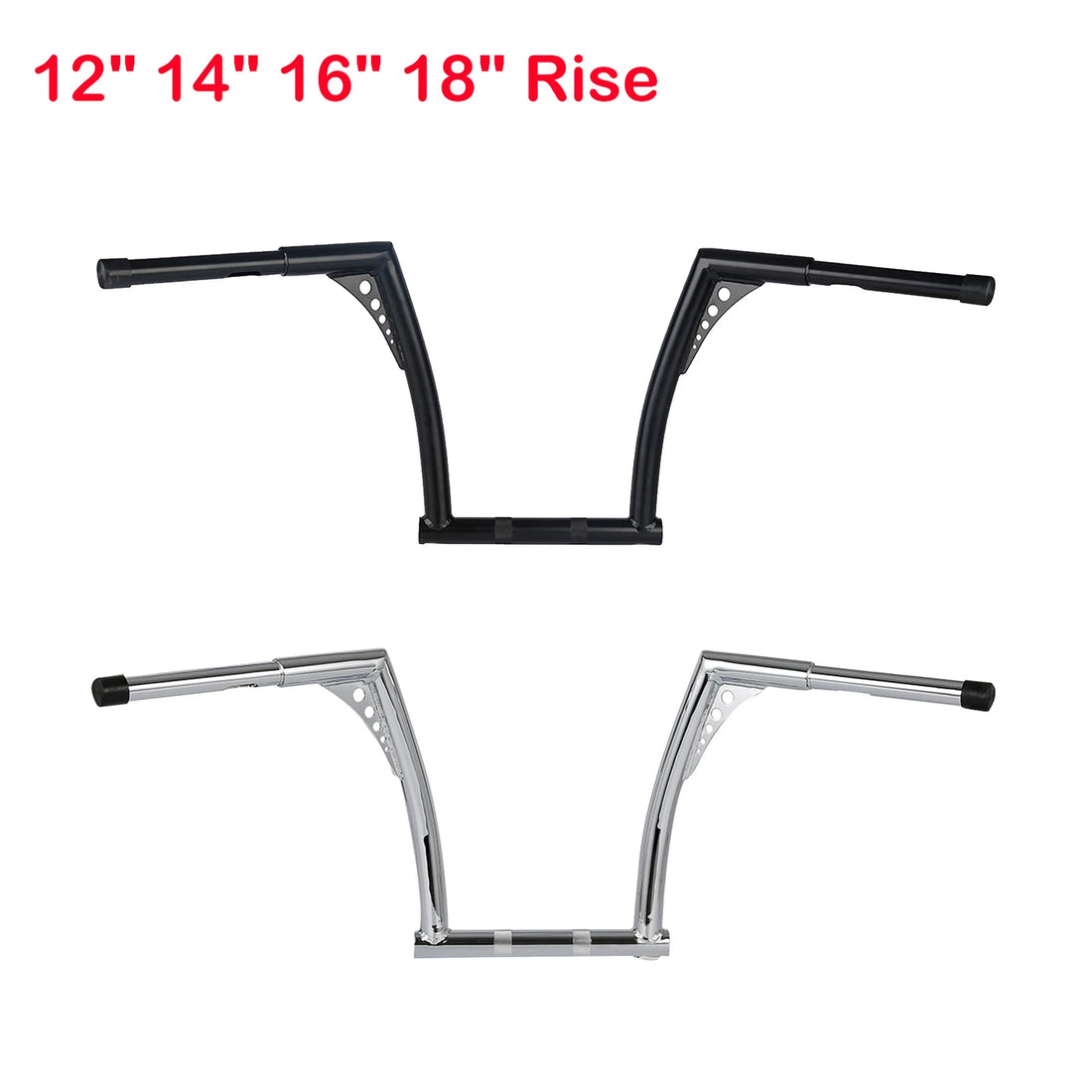 12" 14" 16" 18" Rise Ape Hanger Handlebar Fit For Harley Dyna Wide Glide 99-17