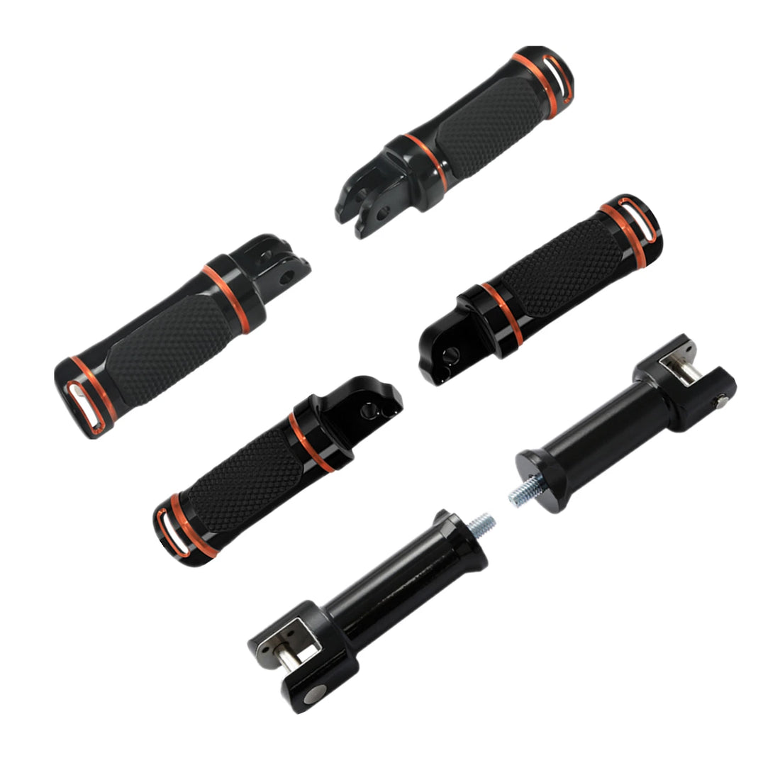 Driver Passenger Footpegs W/ Bracket Fit For Harley Softail Breakout Fxbr 18-25
