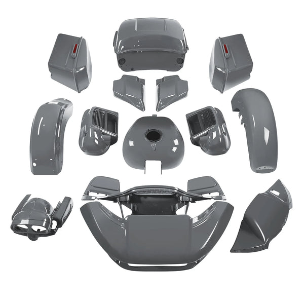 Fairing Body Kit Fit For Harley Road Glide Limited 2015-2024 2023 Gunship Gray