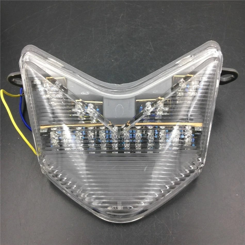 New LED Tail Light Fit Kawasaki Ninja ZX10R 2006-2007 ZX6R/Z750S 2005-2006 Clear