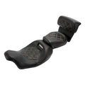 Driver Passenger Seats Pad Backrest Fit For Harley Touring Cvo Road Glide 14-23