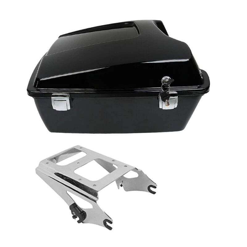 Chopped Trunk Chrome Mount Rack Fit For Harley Touring Electra Glide 09-13