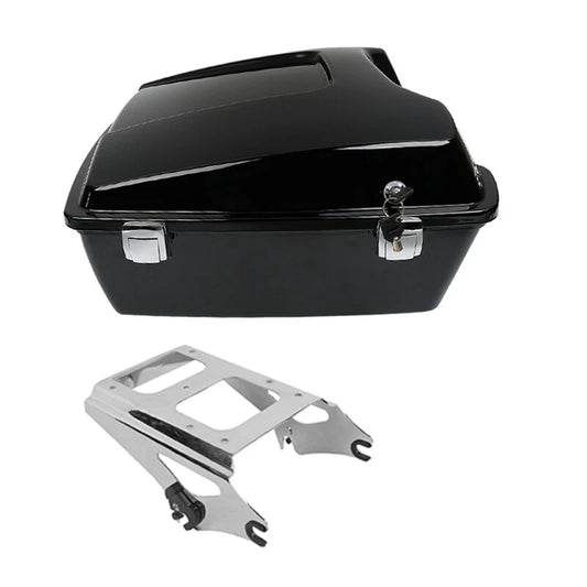 Chopped Trunk Chrome Mount Rack Fit For Harley Touring Electra Glide 09-13