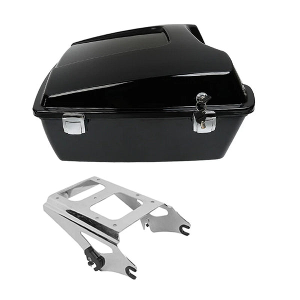 Chopped Trunk Chrome Mount Rack Fit For Harley Touring Electra Glide 09-13