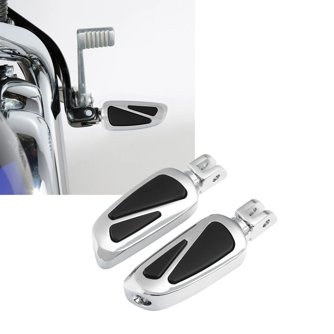 Driver Foot Pegs Fit For Harley Softail Fat Boy Street Bob 2018-2025