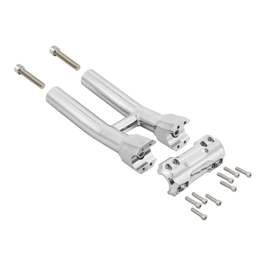10" Handlebar Riser Fit For Harley 1.25" Bar Dyna 1999-2017 Softail 1999-2022