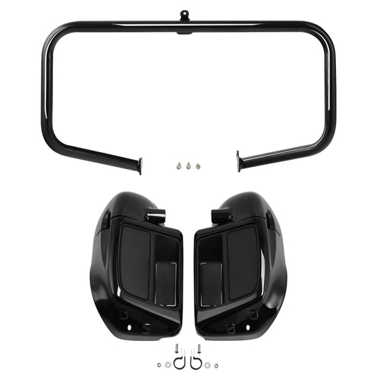 Lower Vented Fairings Engine Guard Crash Bar Fit For Harley Electra Glide 14-24
