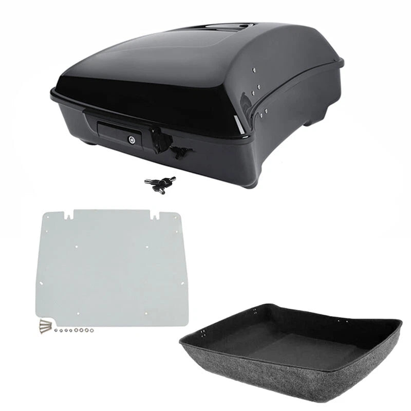 Chopped Trunk & Base Plate Fit For Harley Touring Cvo Road Street Glide 2014-26