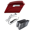 Red Hard Saddlebag Chrome Conversion Bracket Fit For Harley Softail 1986-2013 87